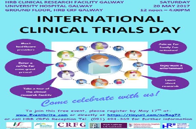 Celebrate International Clinical Trials Day on Saturday 20th May