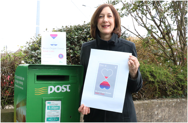 An Post issues a special stamp to highlight organ donation