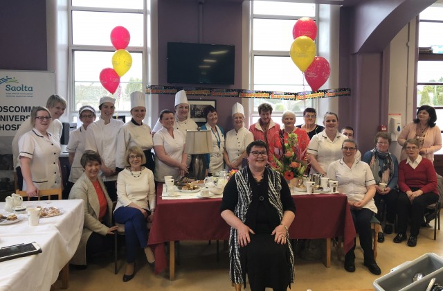 Helen hangs up her apron after 44 years of service in the Catering Department at RUH